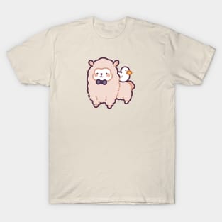 Alpaca Lover Duck T-Shirt